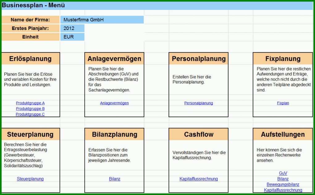 Erschwinglich Businessplan Vorlage 1179x729