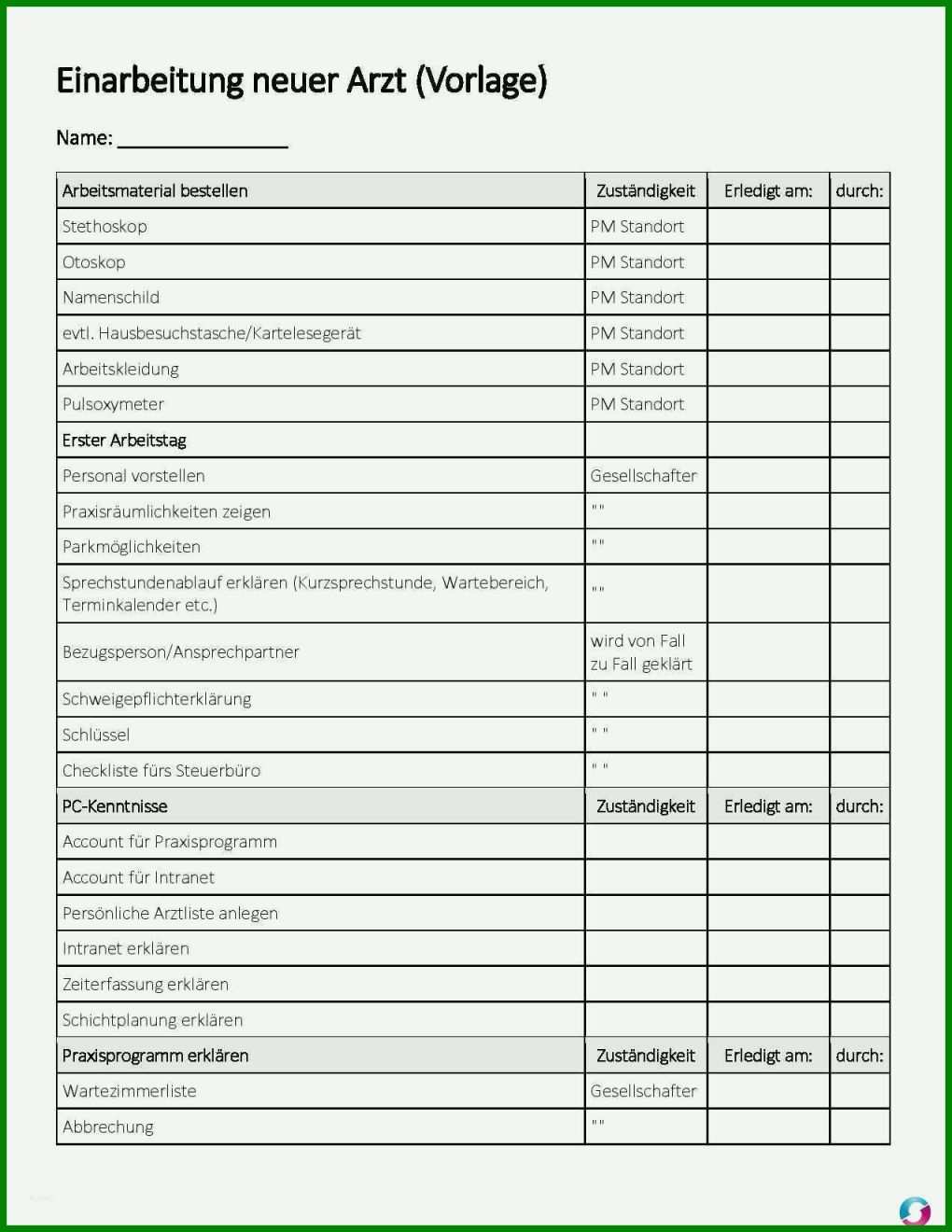 Exklusiv Einarbeitungsplan Neuer Mitarbeiter Vorlage 1275x1650