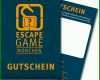 Ideal Escape Room Gutschein Vorlage 750x715