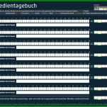 Moderne Medientagebuch Vorlage 1024x724