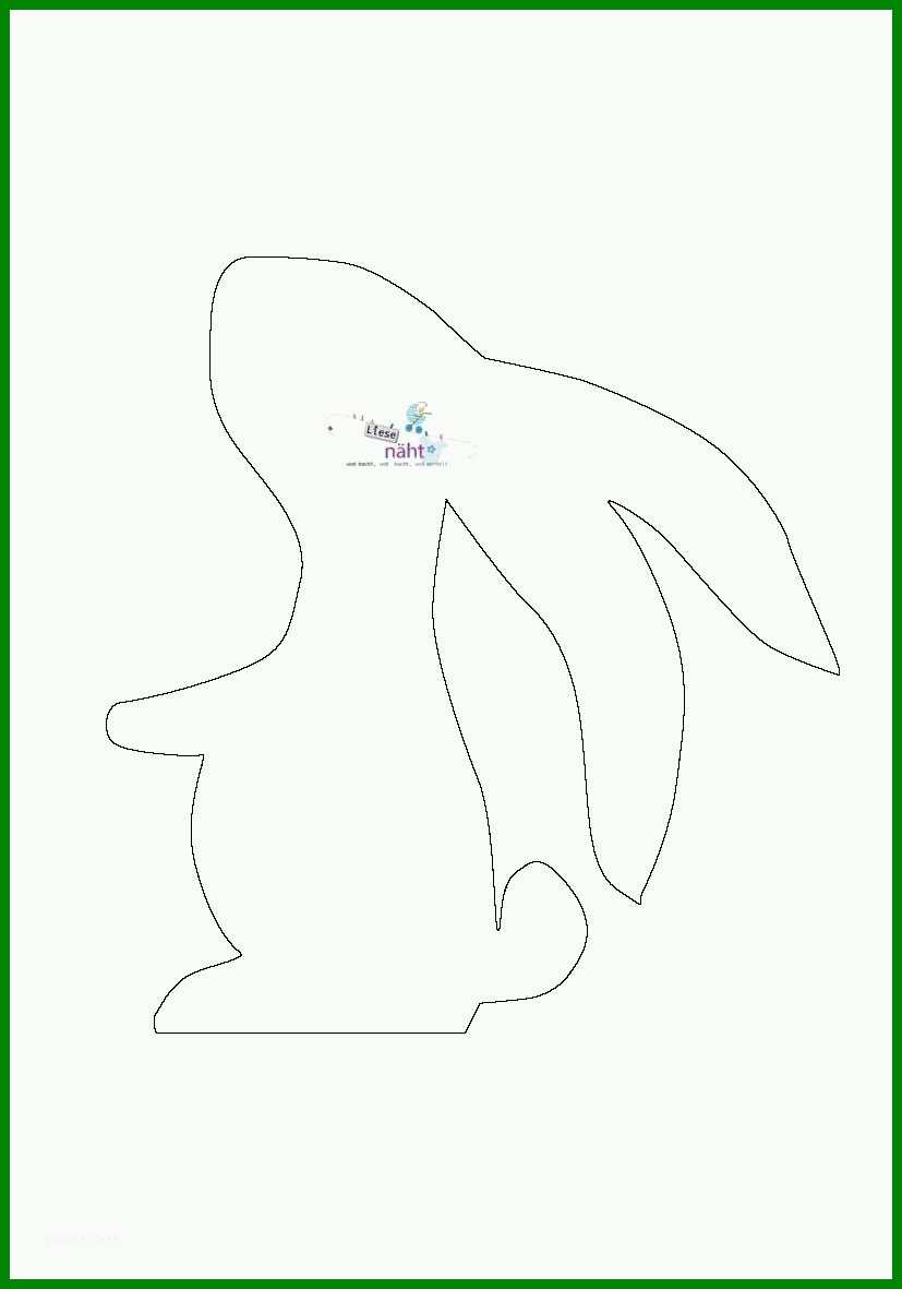 Moderne Osterhase Vorlage Zum Ausdrucken Kinderbilder Download 306971