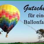 Überraschend Vorlage Gutschein Ballonfahrt Kostenlos 1005x640