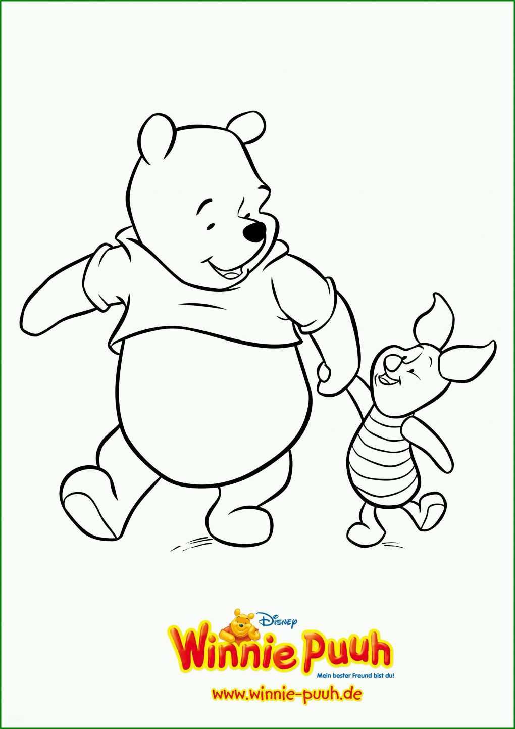 Faszinieren Winnie Pooh Einladungskarten Vorlage 2480x3508