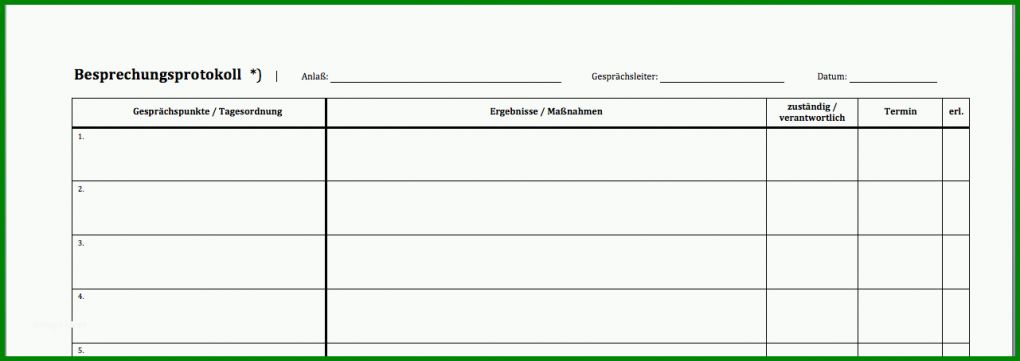 Neue Version Besprechungsprotokoll Vorlage Doc 1281x454