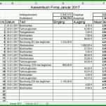 Faszinieren Kassenbuch Vorlage Excel 710x604