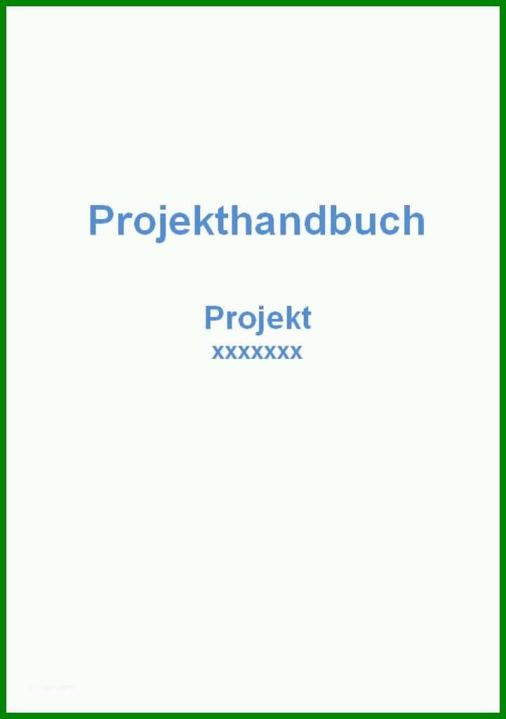 Exklusiv Projekthandbuch Vorlage 721x1024
