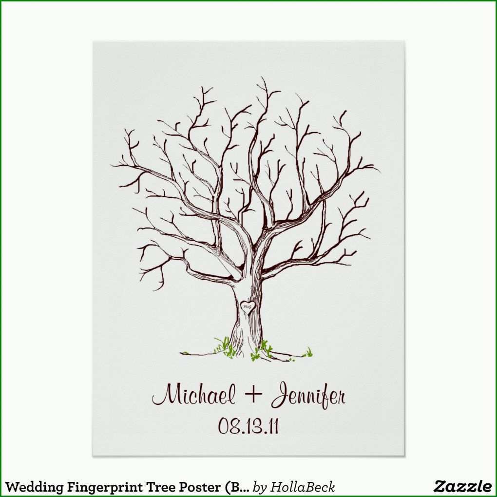 Fabelhaft Baum Hochzeit Fingerabdruck Vorlage 2212x2212