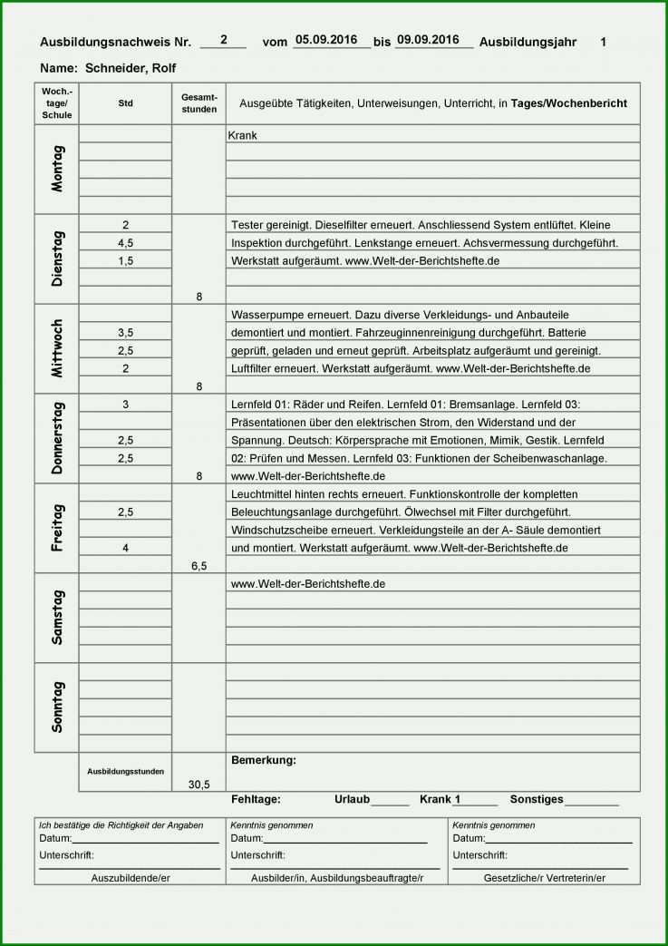 Atemberaubend Berichtsheft Dachdecker Vorlage 2478x3506