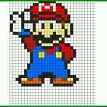 Überraschend Bügelperlen Vorlagen Mario 750x730