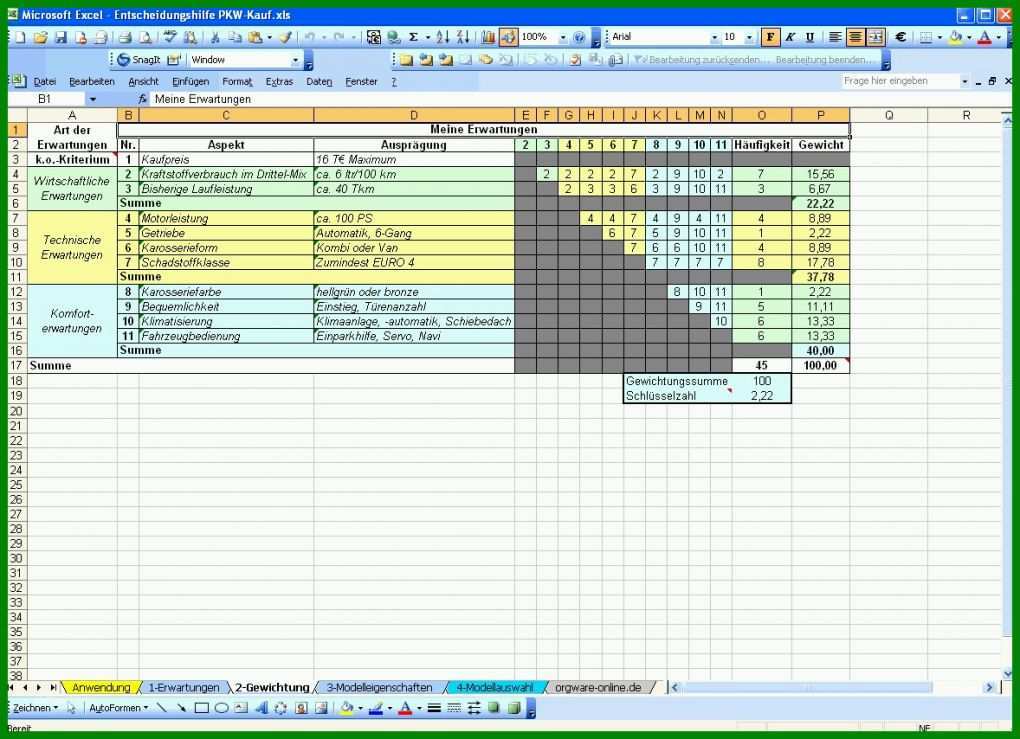 Fantastisch Kostenrechnung Excel Vorlage Kostenlos 1178x854