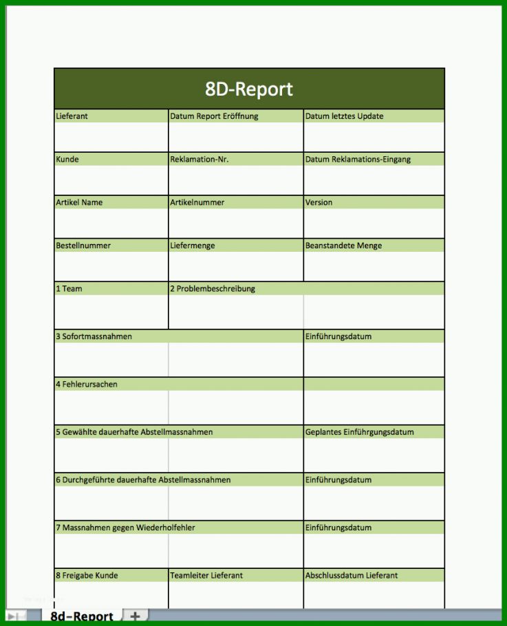 Wunderschönen 8d Report Vorlage Pdf 870x1074