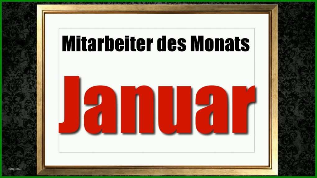 Modisch Mitarbeiter Des Monats Vorlage 1600x900