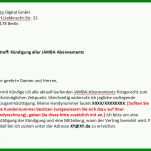 Wunderbar Handyvertrag Kündigen Vorlage Pdf 748x561