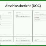 Neue Version Projektabschlussbericht Vorlage Word 800x600