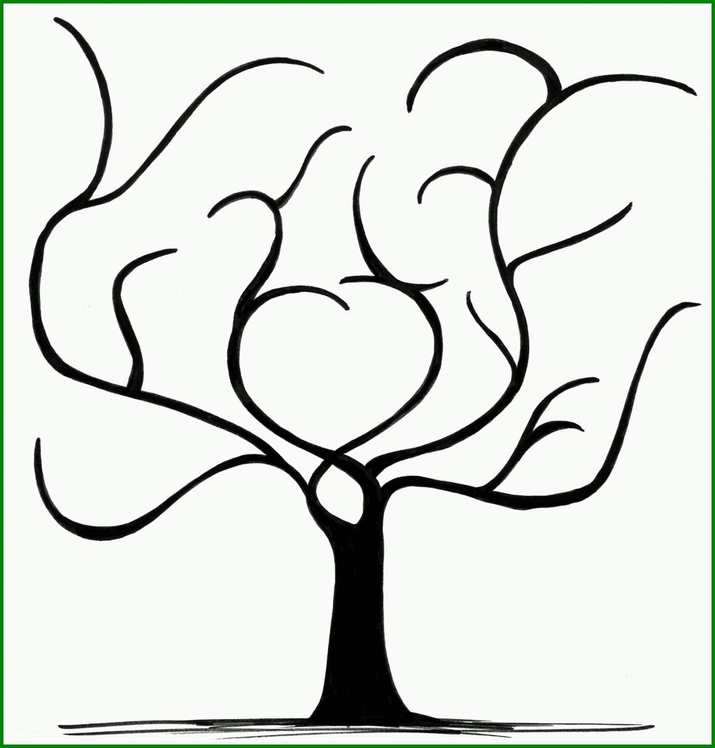 Unglaublich Fingerprint Baum Vorlage 1866x1950