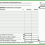 Exklusiv Kassenbuch Vorlage 744x561