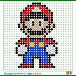 Überraschen Bügelperlen Vorlagen Mario 1280x720
