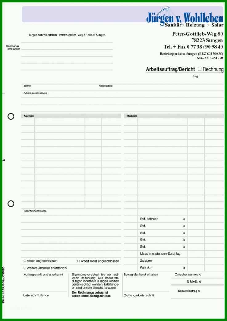 Ausnahmsweise Montagebericht Vorlage Word 809x1146