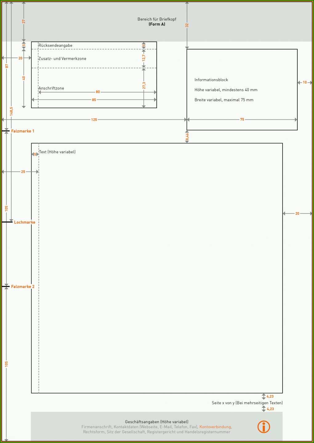 Exklusiv Pages Briefpapier Vorlage 2505x3532