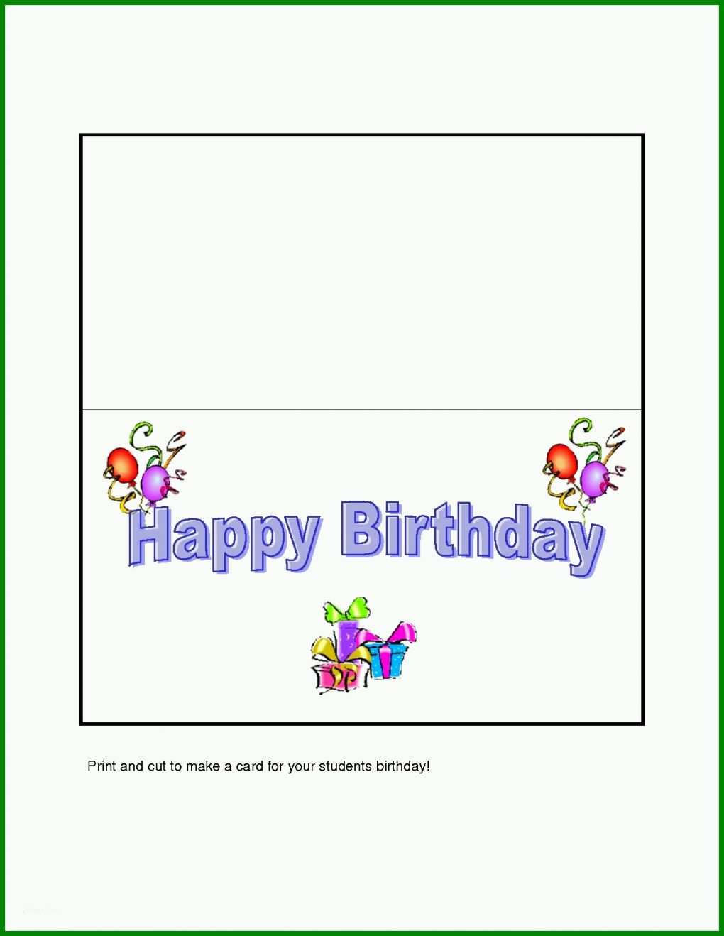 Bemerkenswert Pop Up Karte Happy Birthday Vorlage 1285x1660