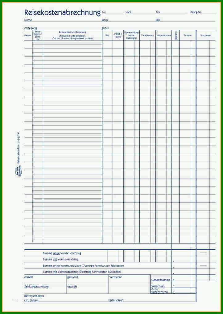 Bestbewertet Spesenabrechnung Lkw Fahrer Vorlage 723x1016
