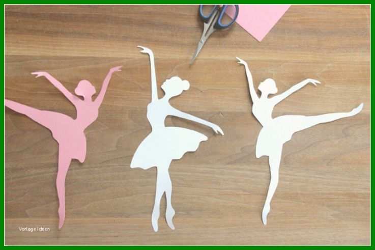 Ballerinaparty Diy Und Freebie Teil Der Ballerina Basteln Vorlage