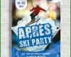 Erstaunlich Apres Ski Party Flyer Vorlage 806x1075