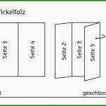 Auffällig Falzflyer 6 Seitig Vorlage 1123x600