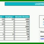 Wunderschönen Lagerbestandsliste Excel Vorlage 814x286