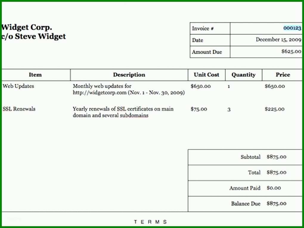 Limitierte Auflage Proforma Invoice Vorlage 1520x1140