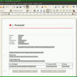 Moderne Protokoll Vorlage Openoffice 978x825