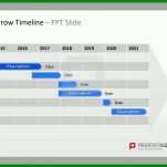 Moderne Gantt Diagramm Powerpoint Vorlage 736x570