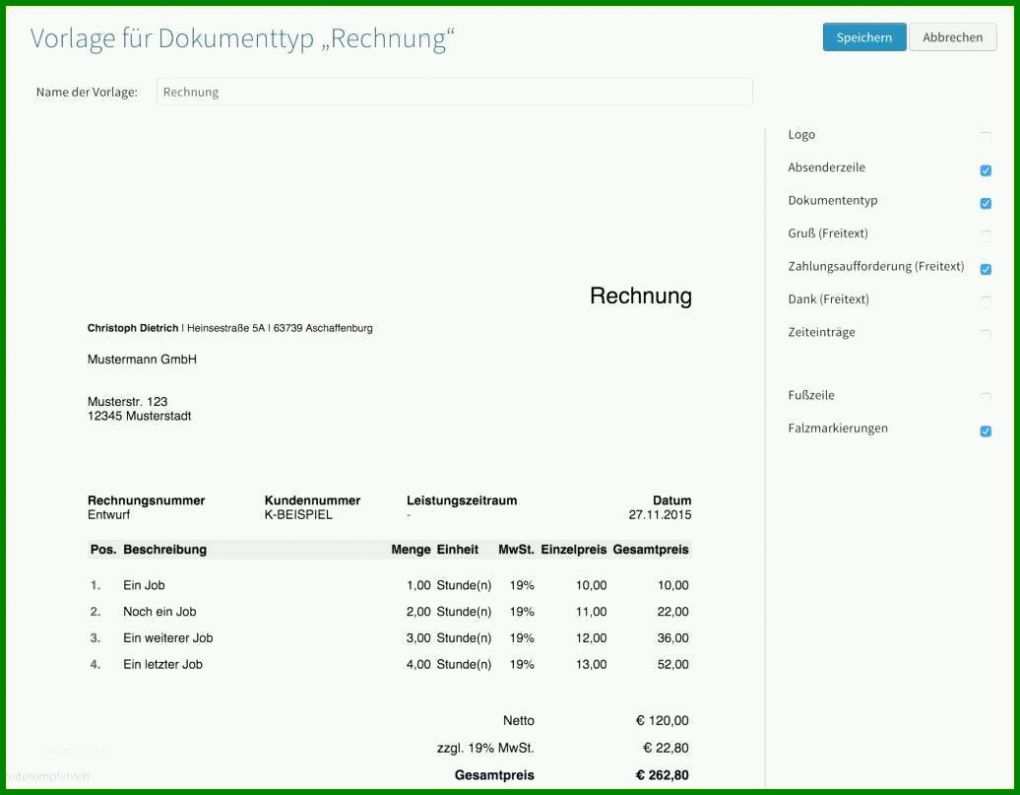 Selten Rechnung Freelancer Vorlage 1036x807