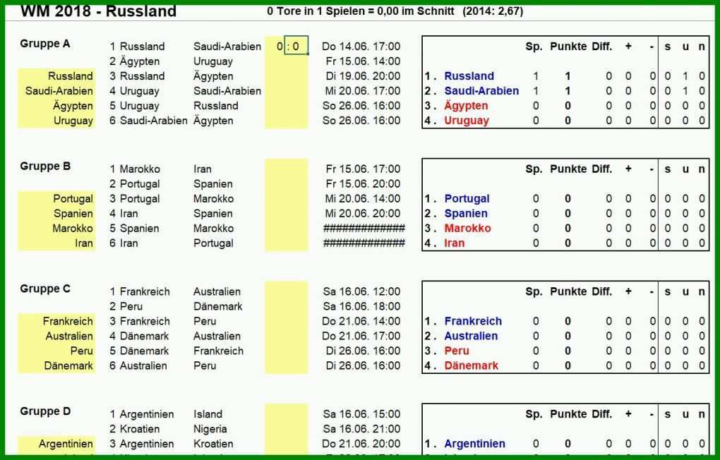 Modisch Spielplan Excel Vorlage 1262x807