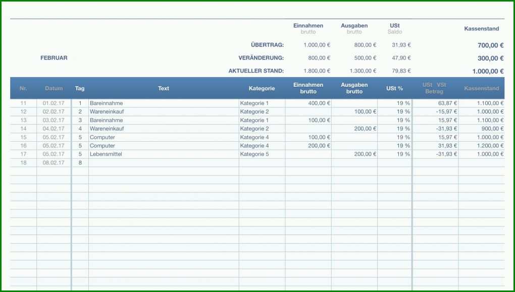Bemerkenswert Kassenbuch Vorlage Numbers Kostenlos 2022x1148