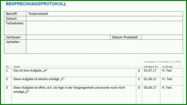 Bemerkenswert Protokoll Projektarbeit Vorlage 1162x652