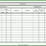 Fantastisch Vereinfachtes Fahrtenbuch Vorlage 1152x807