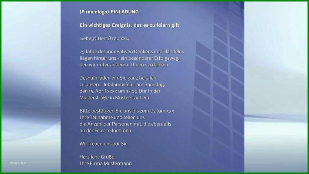 Erschwinglich Vorlage Einladung 40 Dienstjubiläum 1280x720