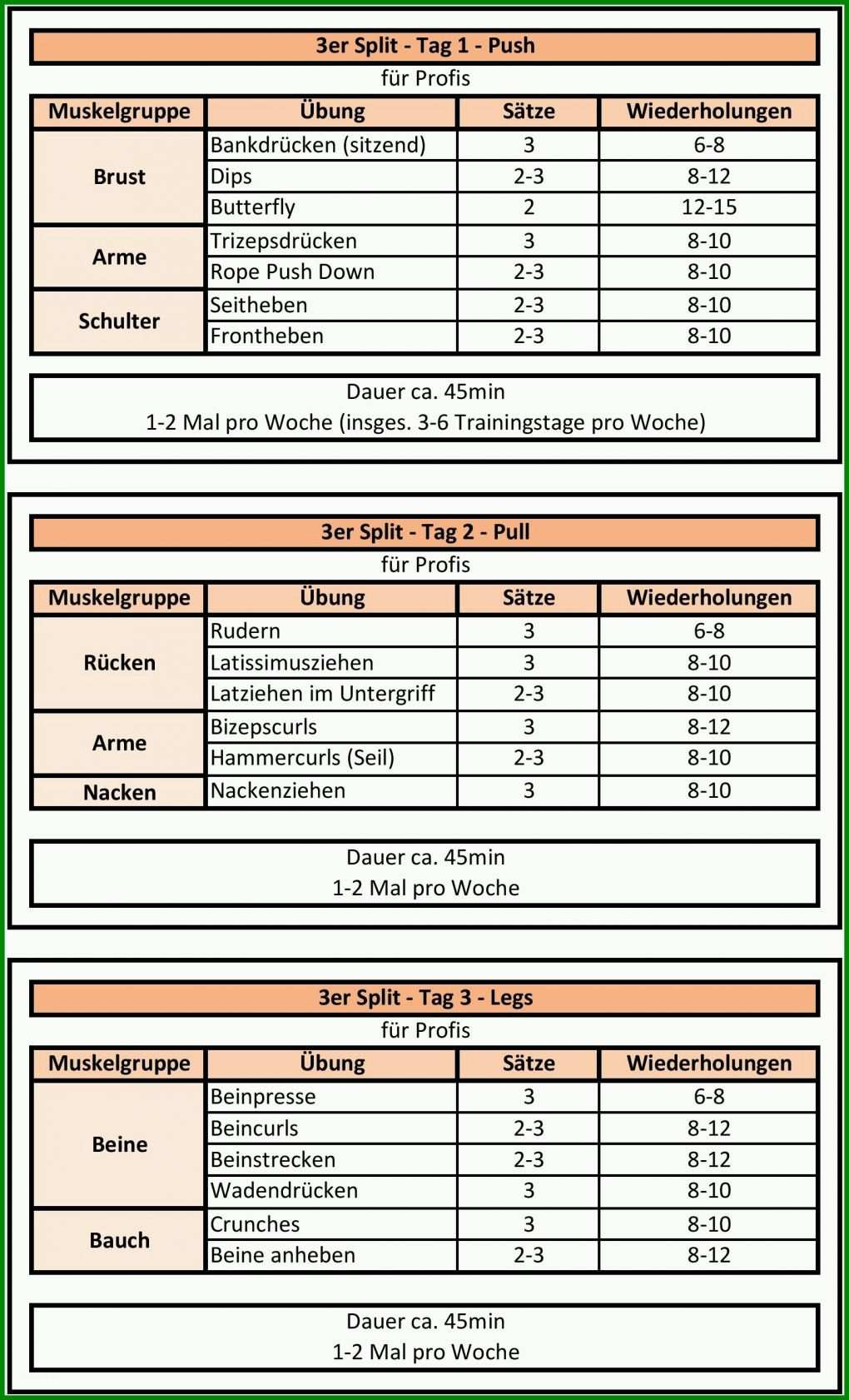Rühren Vorlage Trainingsplan Fitnessstudio 1629x2685