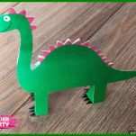 Dinosaurier Basteln Printable Vorlage Für Kinder Teil Der Dinosaurier Basteln Vorlage