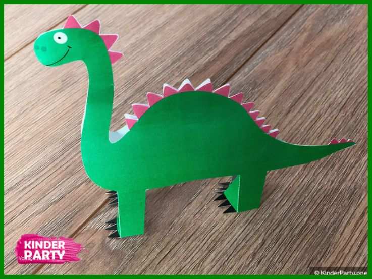 Dinosaurier Basteln Printable Vorlage Für Kinder Teil Der Dinosaurier Basteln Vorlage