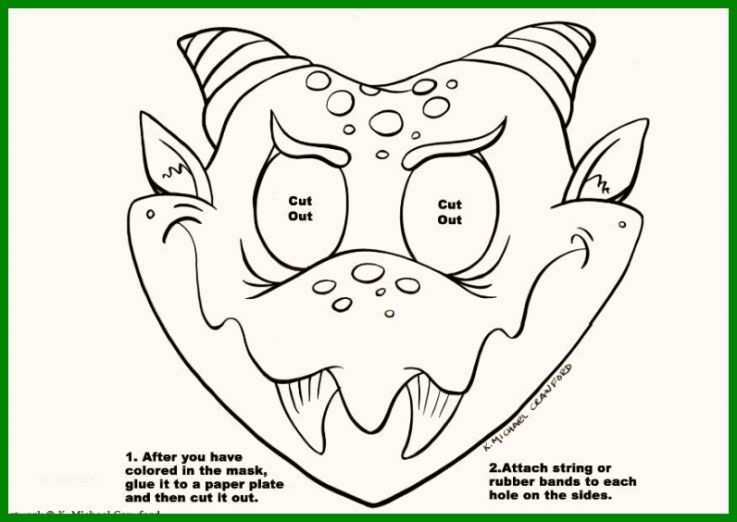 Basteln Drachenmaske Basteln Für Kinder 9194 Teil Der Drachenmaske Basteln Vorlage