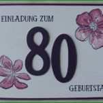 Wunderschönen Einladung Zum 80 Geburtstag Vorlage 1600x1159