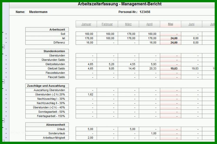 Fantastisch Arbeitsstunden Vorlage 855x566