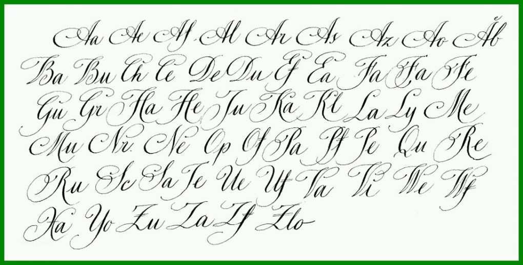 Limitierte Auflage Kalligraphie Schrift Vorlagen 1086x549