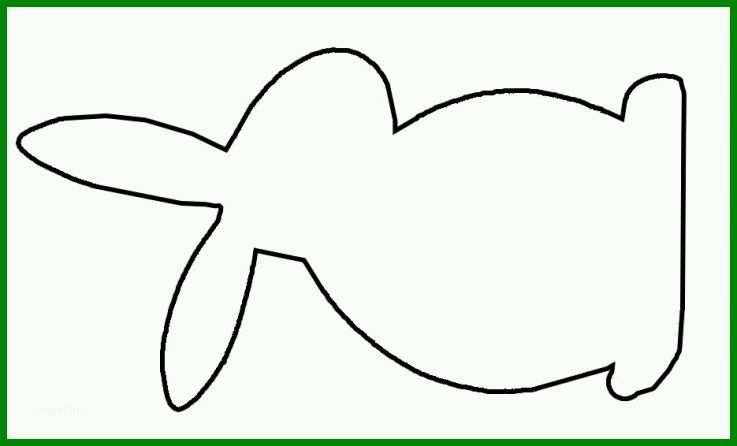 Ausnahmsweise Osterhase Zum Basteln Vorlage 935x566