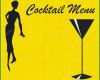 Moderne Cocktailkarte Vorlage 1024x1024