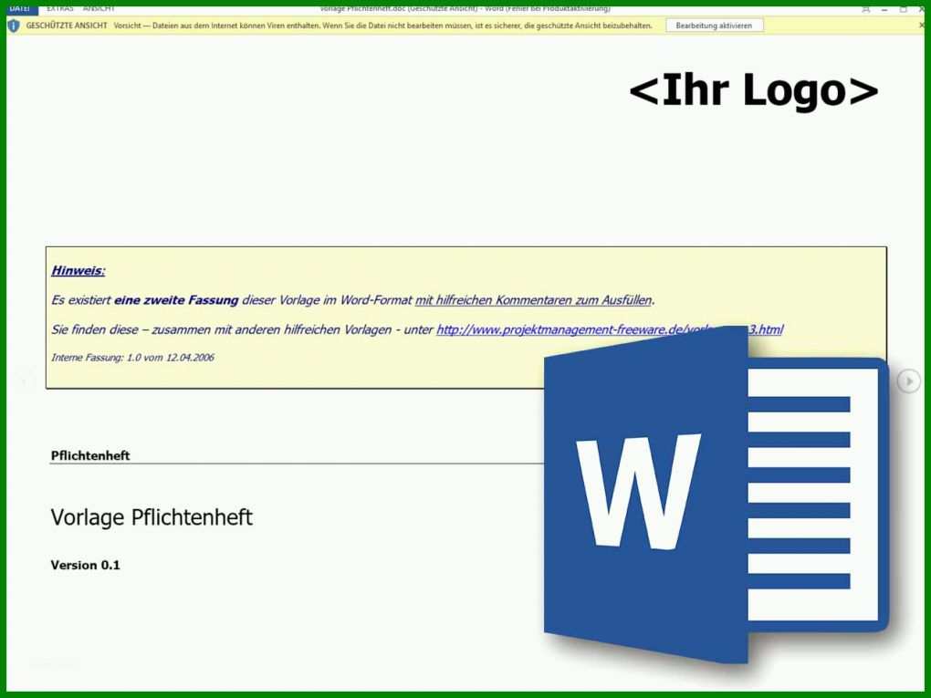 Ungewöhnlich Pflichtenheft Crm Vorlage 1280x960