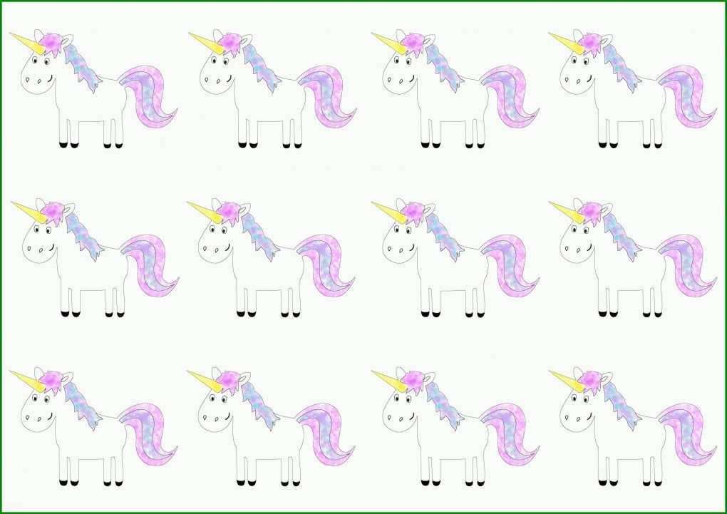 Beste Vorlage Einhorn 3508x2480