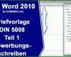 Spezialisiert Din 5008 Brief Vorlage Word 1280x720